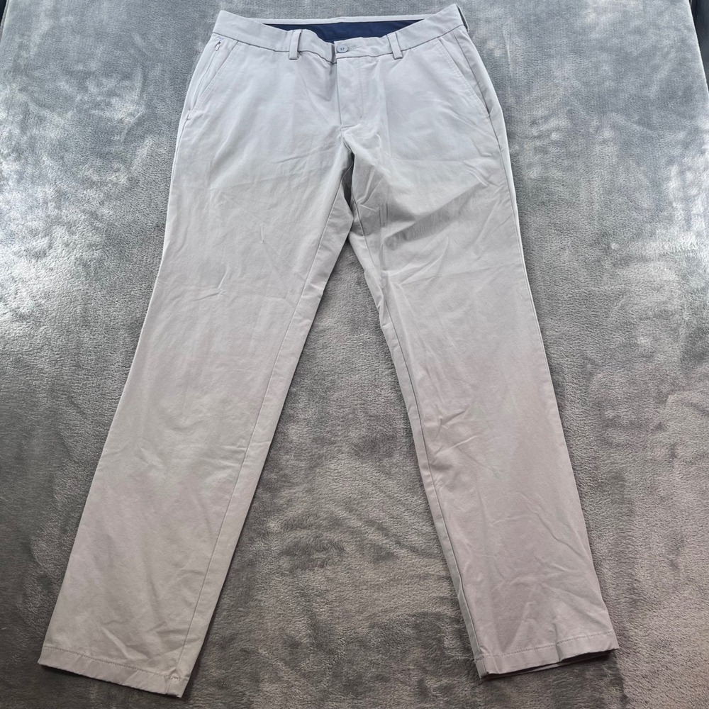 Vineyard Vines OTG On-The-Go Pant Mens 32x32 Gray Performance Chino Stretch